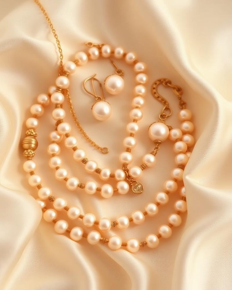 Pearl Drop Jewelry Set